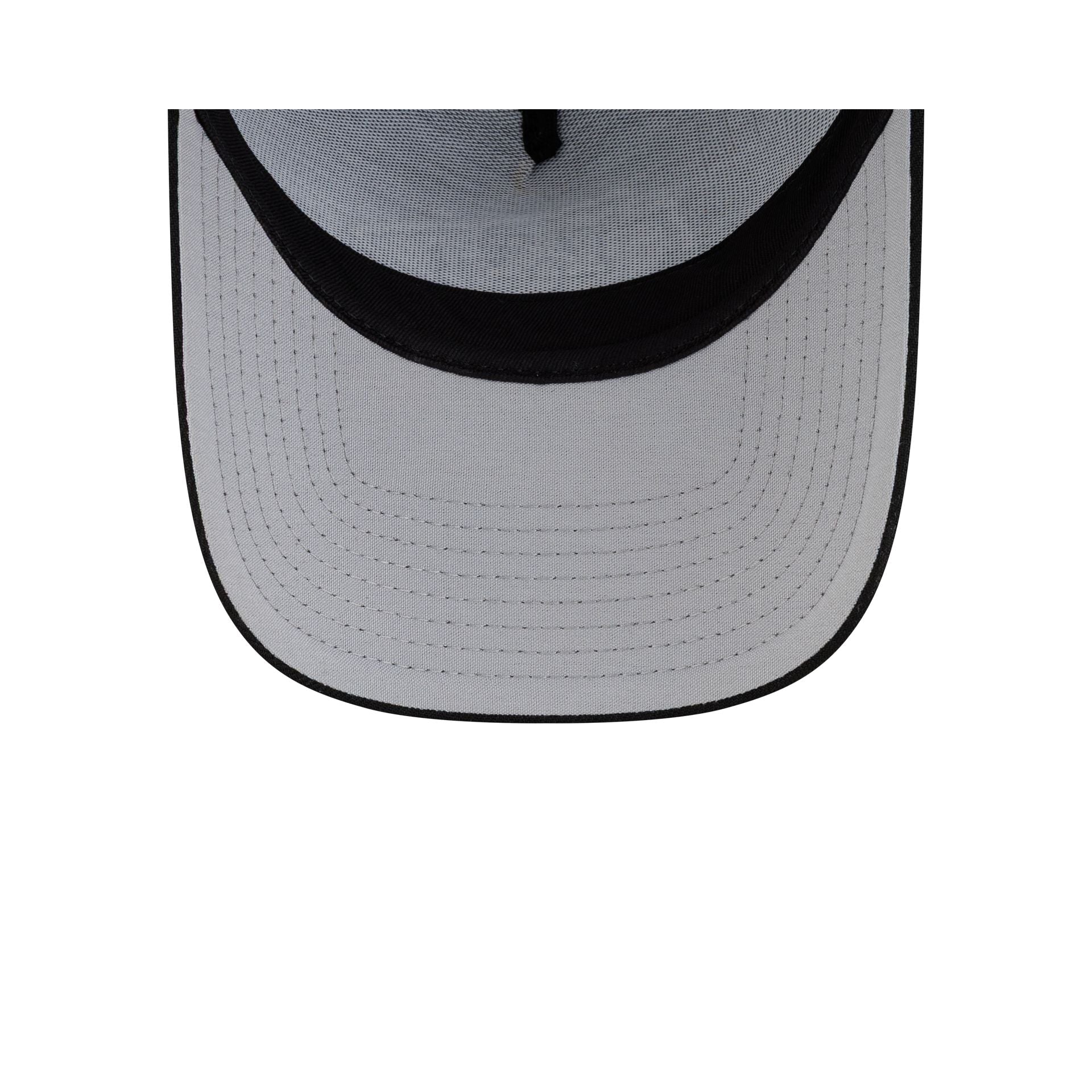 Kansas City Chiefs Side Script Black 9FORTY A-Frame Trucker Hat