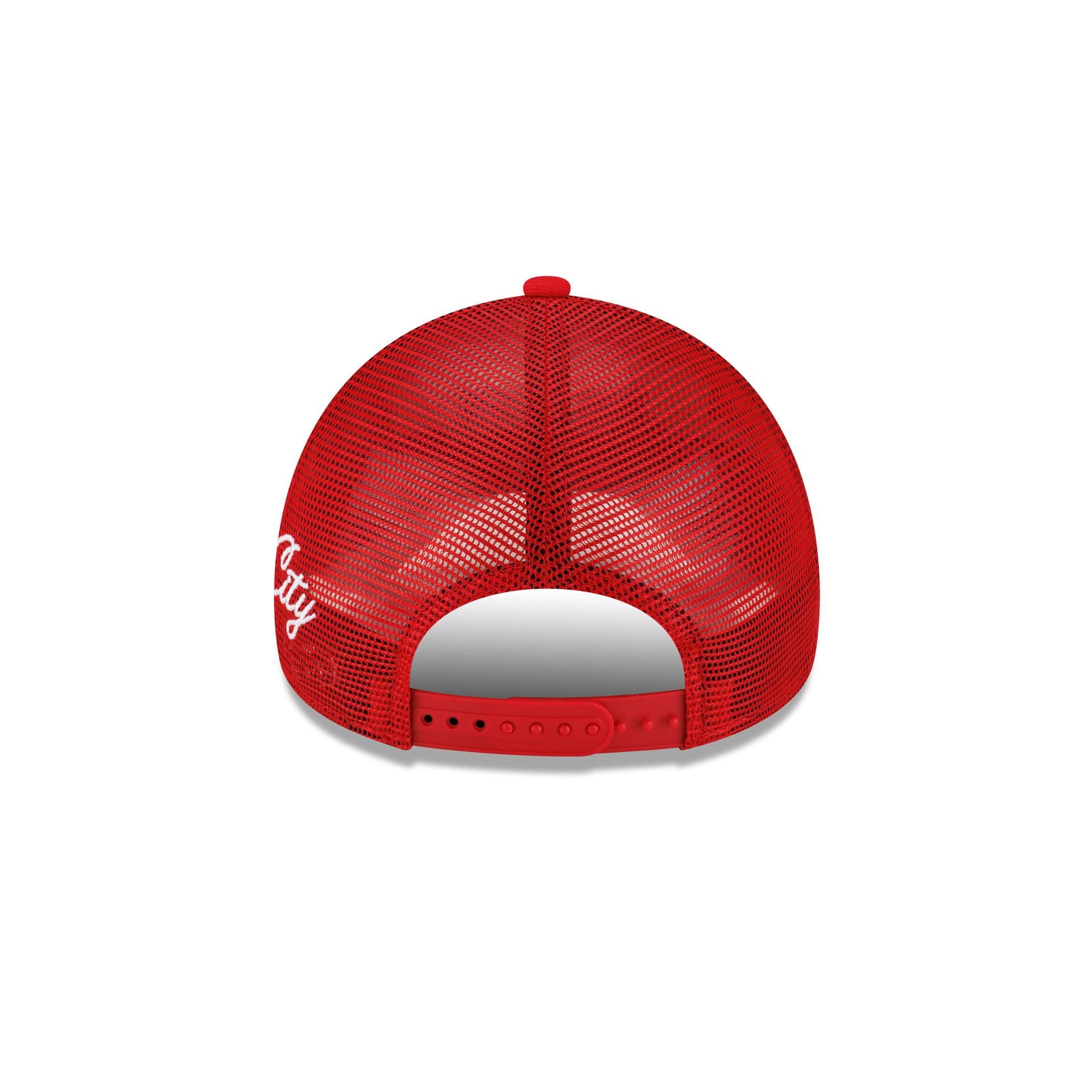 Kansas City Chiefs Side Script 9FORTY A-Frame Trucker Hat