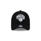 New York Knicks Side Script Black 9FORTY A-Frame Trucker Hat