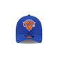 New York Knicks Side Script 9FORTY A-Frame Trucker Hat