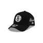 Brooklyn Nets Side Script 9FORTY A-Frame Trucker Hat