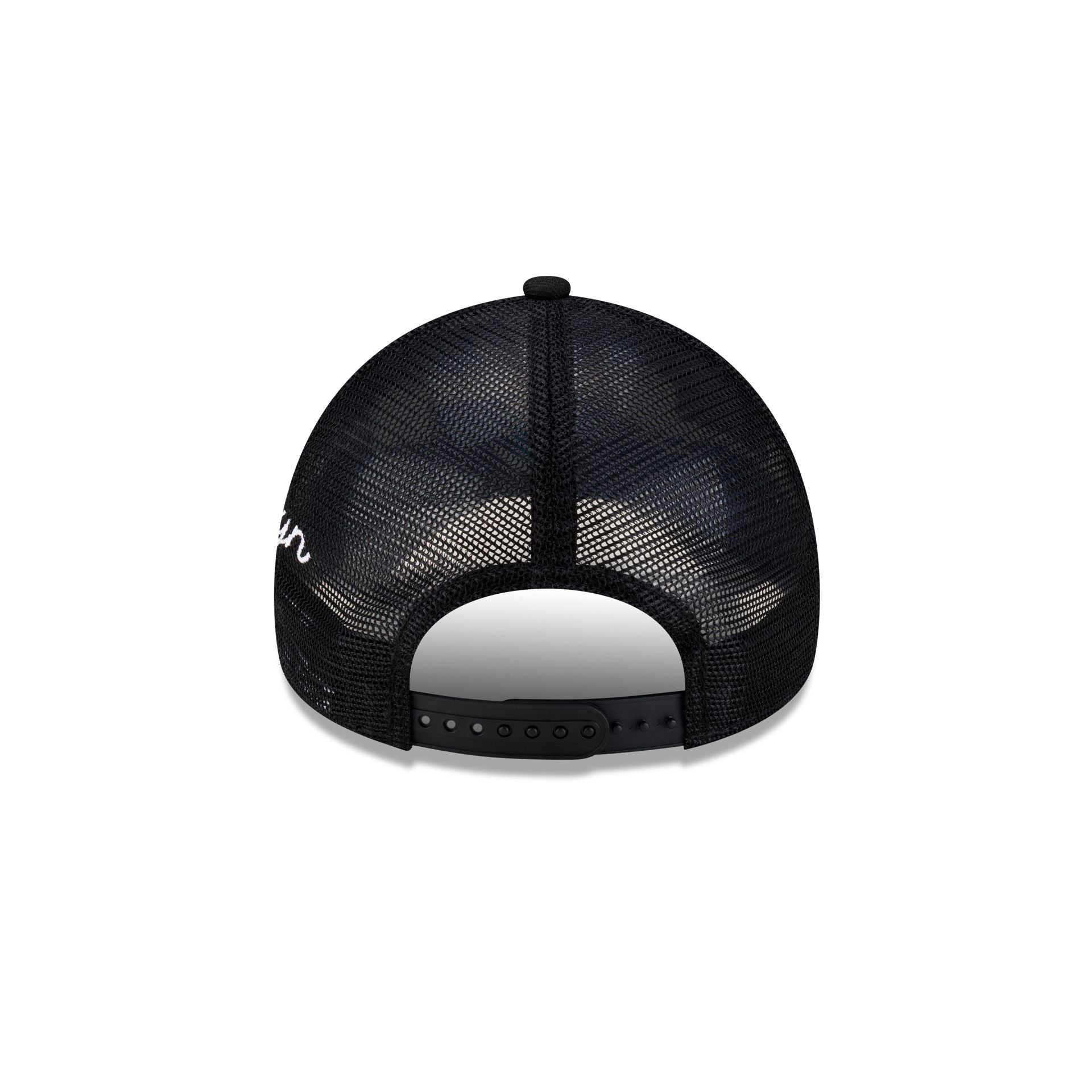 Brooklyn Nets Side Script 9FORTY A-Frame Trucker Hat
