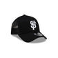 San Francisco Giants Side Script Black 9FORTY A-Frame Trucker Hat