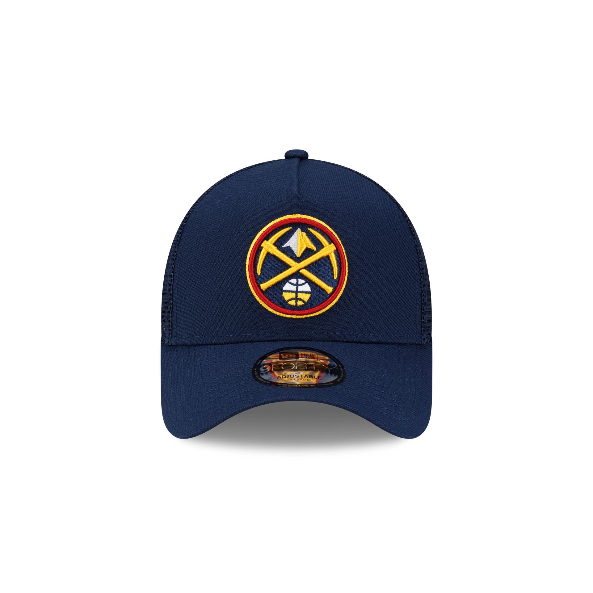 Denver Nuggets Side Script 9FORTY A-Frame Trucker Hat