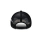 Athletics Side Script Black 9FORTY A-Frame Trucker Hat