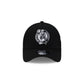Boston Celtics Side Script Black 9FORTY A-Frame Trucker Hat