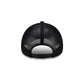 Boston Celtics Side Script Black 9FORTY A-Frame Trucker Hat