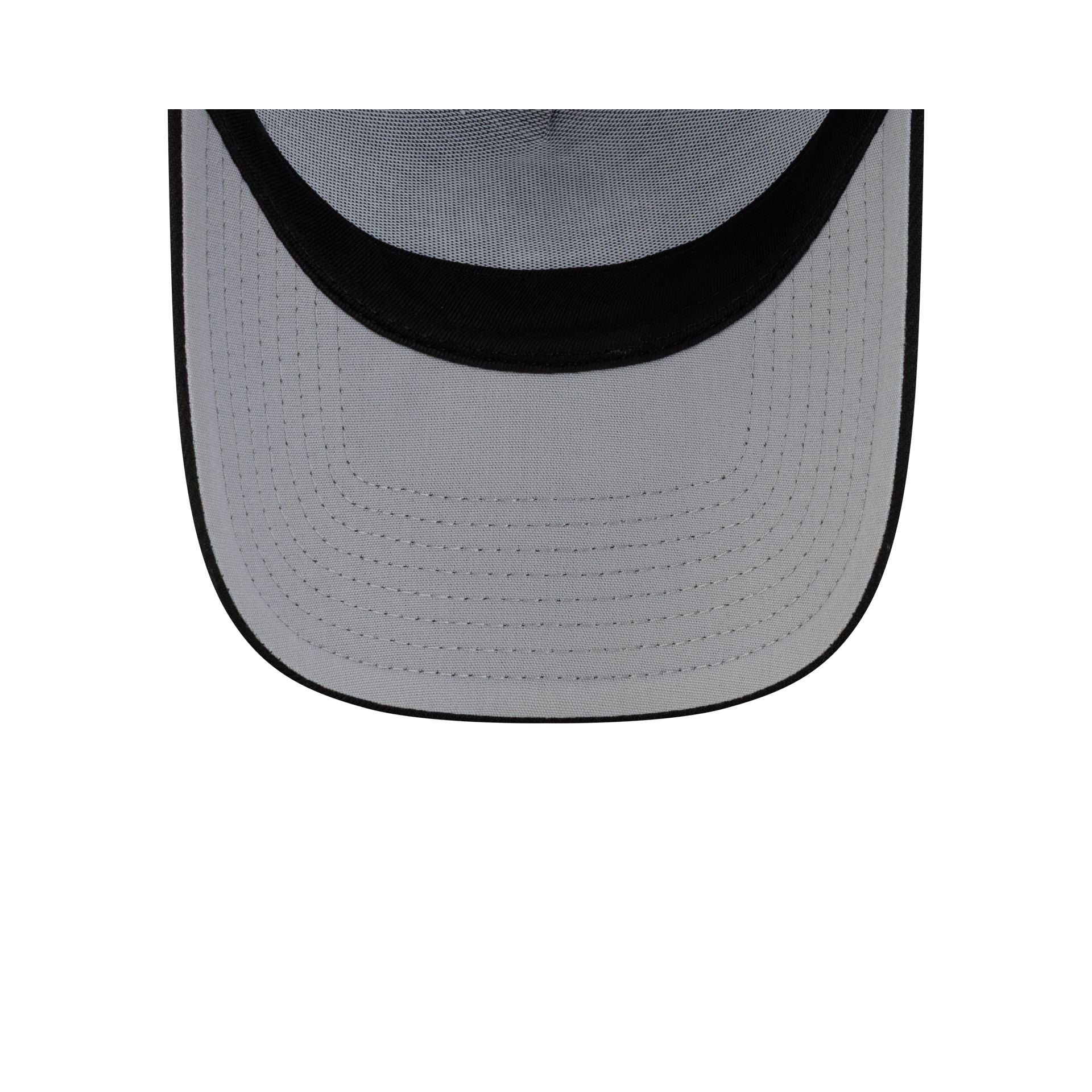 Boston Celtics Side Script Black 9FORTY A-Frame Trucker Hat