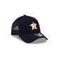Houston Astros Side Script 9FORTY A-Frame Trucker Hat