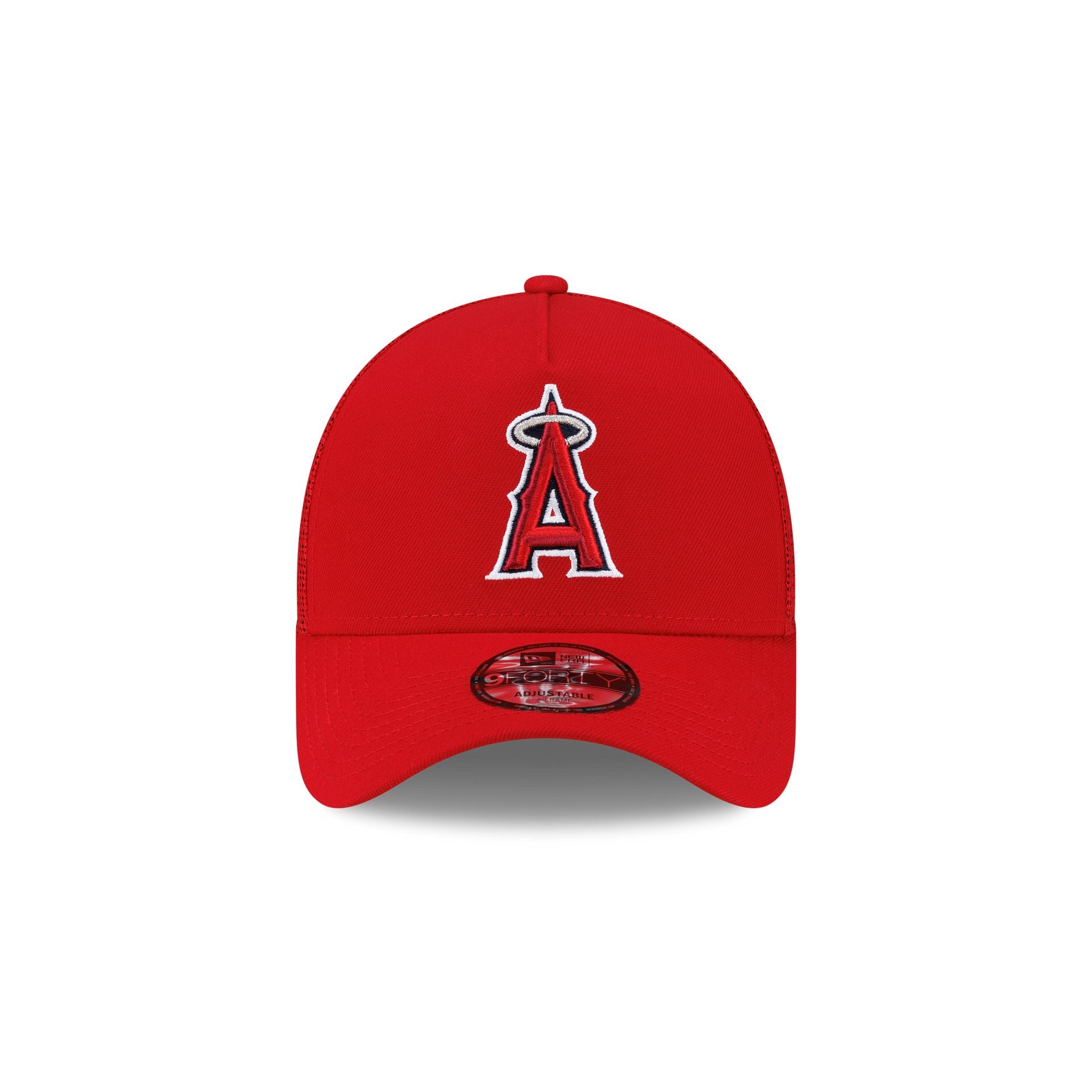Los Angeles Angels Side Script 9FORTY A-Frame Trucker Hat