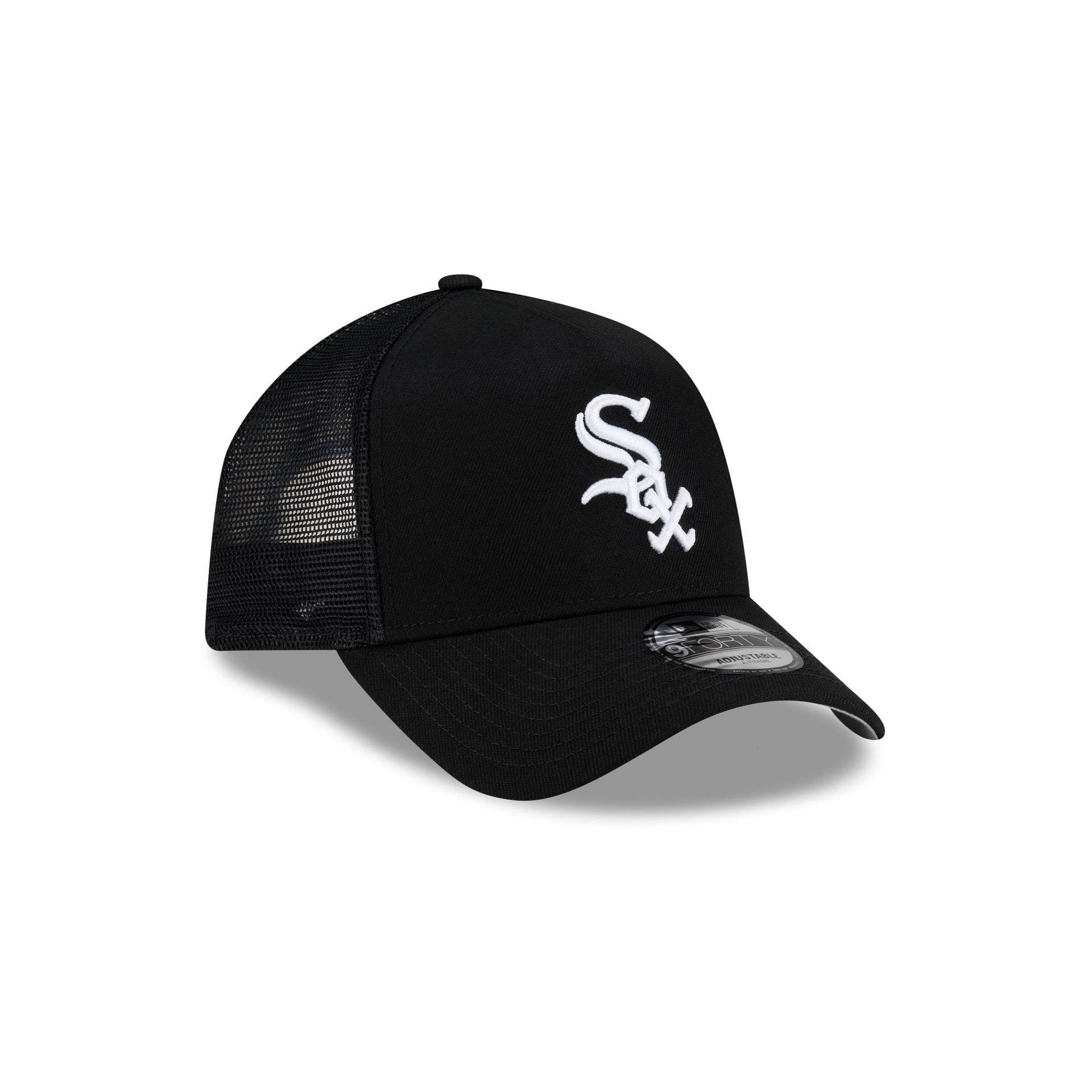 Chicago White Sox Side Script 9FORTY A-Frame Trucker Hat
