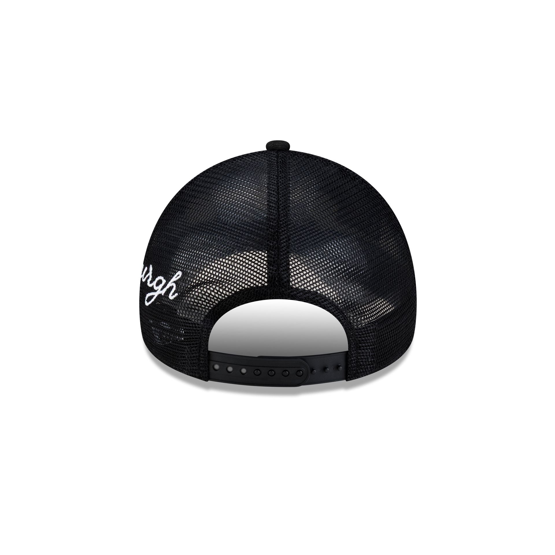 Pittsburgh Pirates Side Script 9FORTY A-Frame Trucker Hat