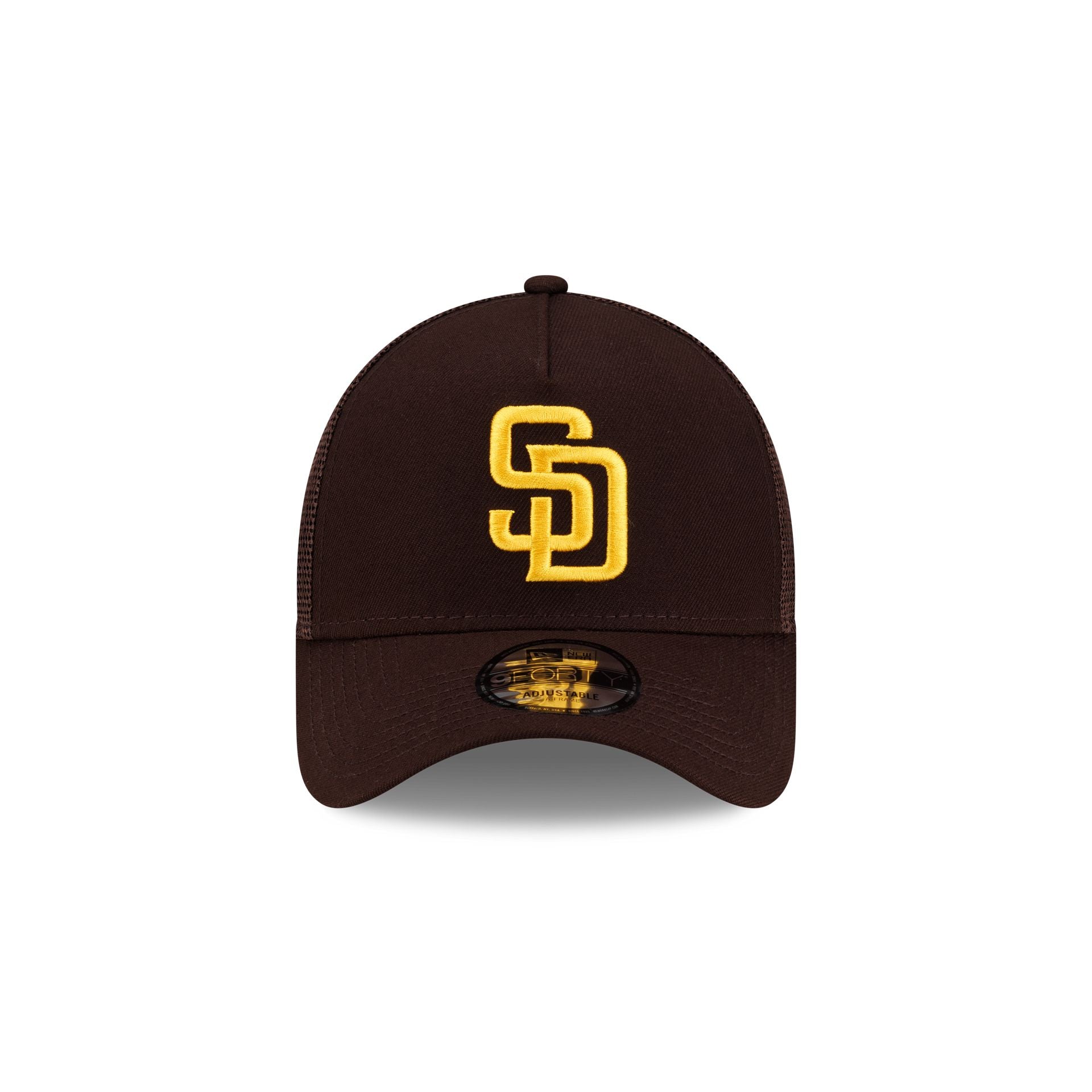 San Diego Padres Side Script 9FORTY A-Frame Trucker Hat