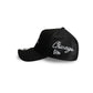 Chicago Cubs Side Script Black 9FORTY A-Frame Trucker Hat