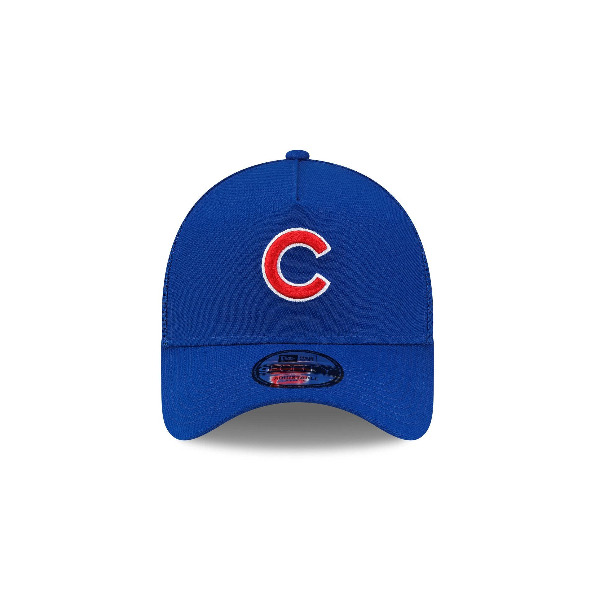 Chicago Cubs Side Script 9FORTY A-Frame Trucker Hat