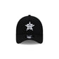 Houston Astros Side Script Black 9FORTY A-Frame Trucker Hat