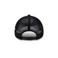 Houston Astros Side Script Black 9FORTY A-Frame Trucker Hat