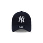 New York Yankees Side Script 9FORTY A-Frame Trucker Hat