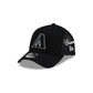 Arizona Diamondbacks Side Script Black 9FORTY A-Frame Trucker Hat