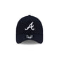 Atlanta Braves Side Script 9FORTY A-Frame Trucker Hat