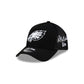 Philadelphia Eagles Side Script Black 9FORTY A-Frame Trucker Hat