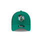 Boston Celtics Side Script 9FORTY A-Frame Trucker Hat