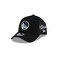 Golden State Warriors Side Script Black 9FORTY A-Frame Trucker Hat