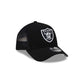Las Vegas Raiders Side Script 9FORTY A-Frame Trucker Hat