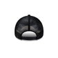 Dallas Cowboys Side Script Black 9FORTY A-Frame Trucker Hat
