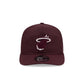 Miami Heat Burgundy Nylon 19TWENTY Adjustable Hat
