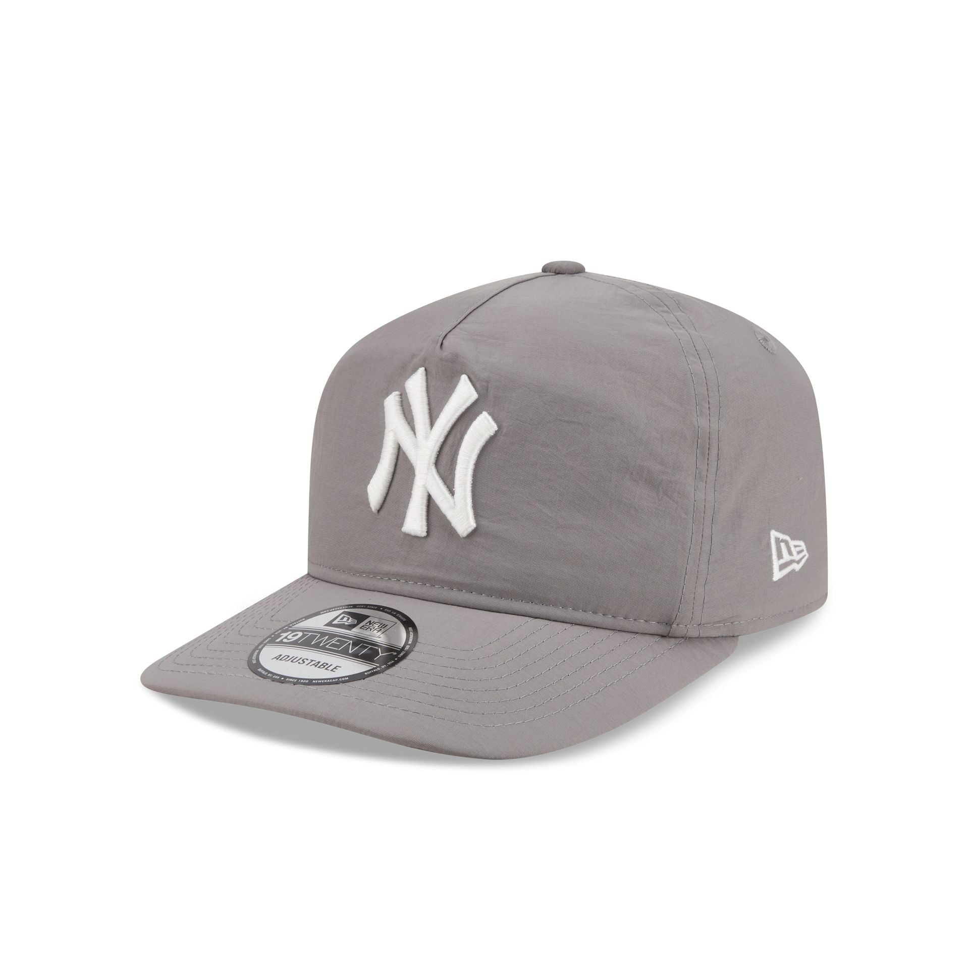New York Yankees Gray Nylon 19TWENTY Adjustable Hat – New Era Cap
