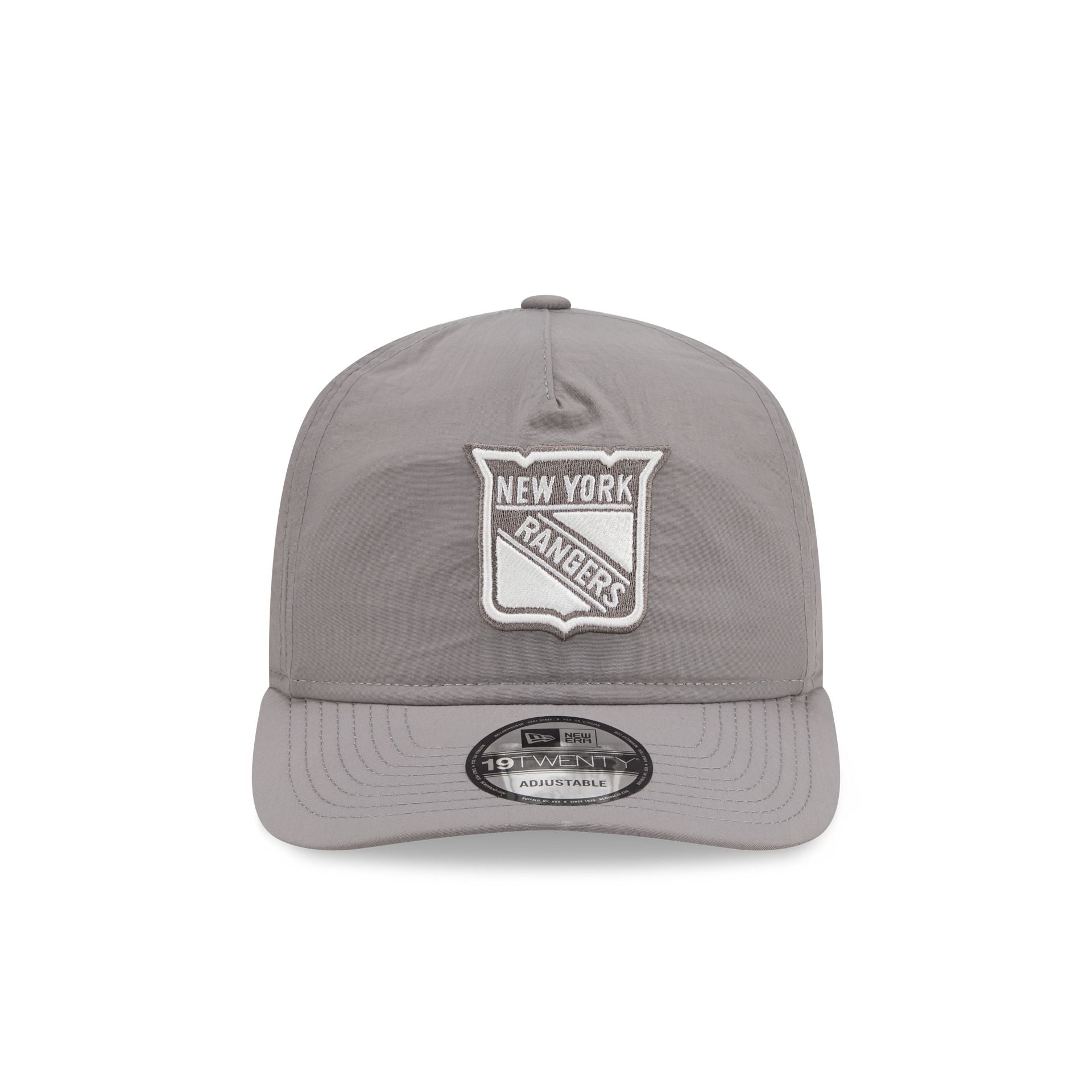 New York Rangers Gray Nylon 19TWENTY Adjustable Hat
