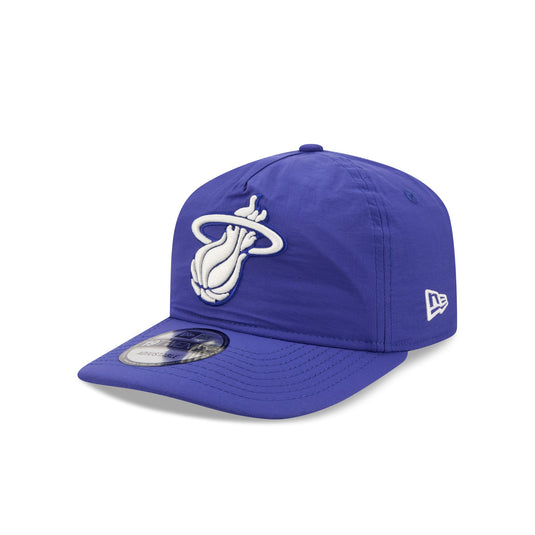 Miami Heat Blue Nylon 19TWENTY Adjustable Hat - New Era Cap