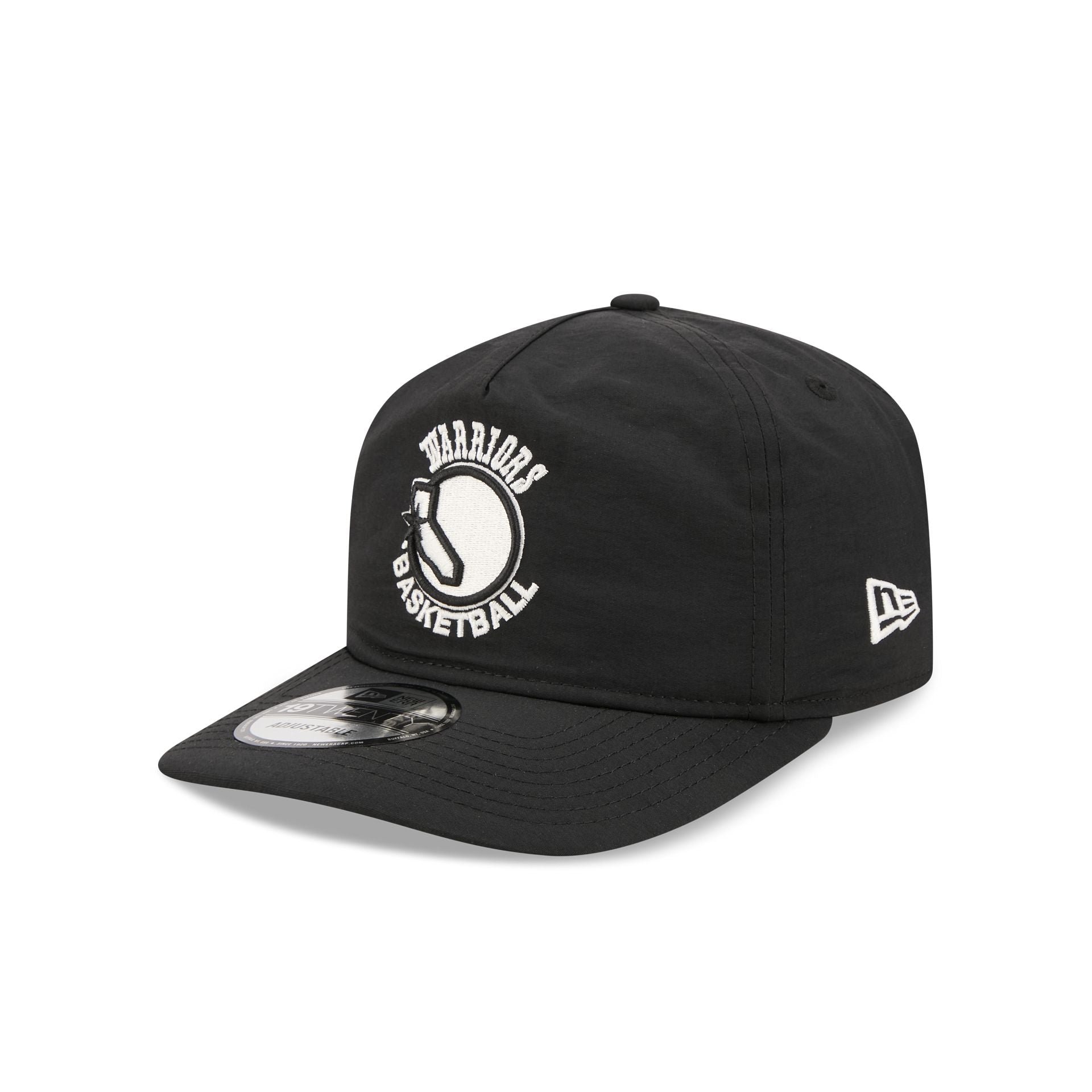 Golden State Warriors Black Nylon 19TWENTY Adjustable Hat