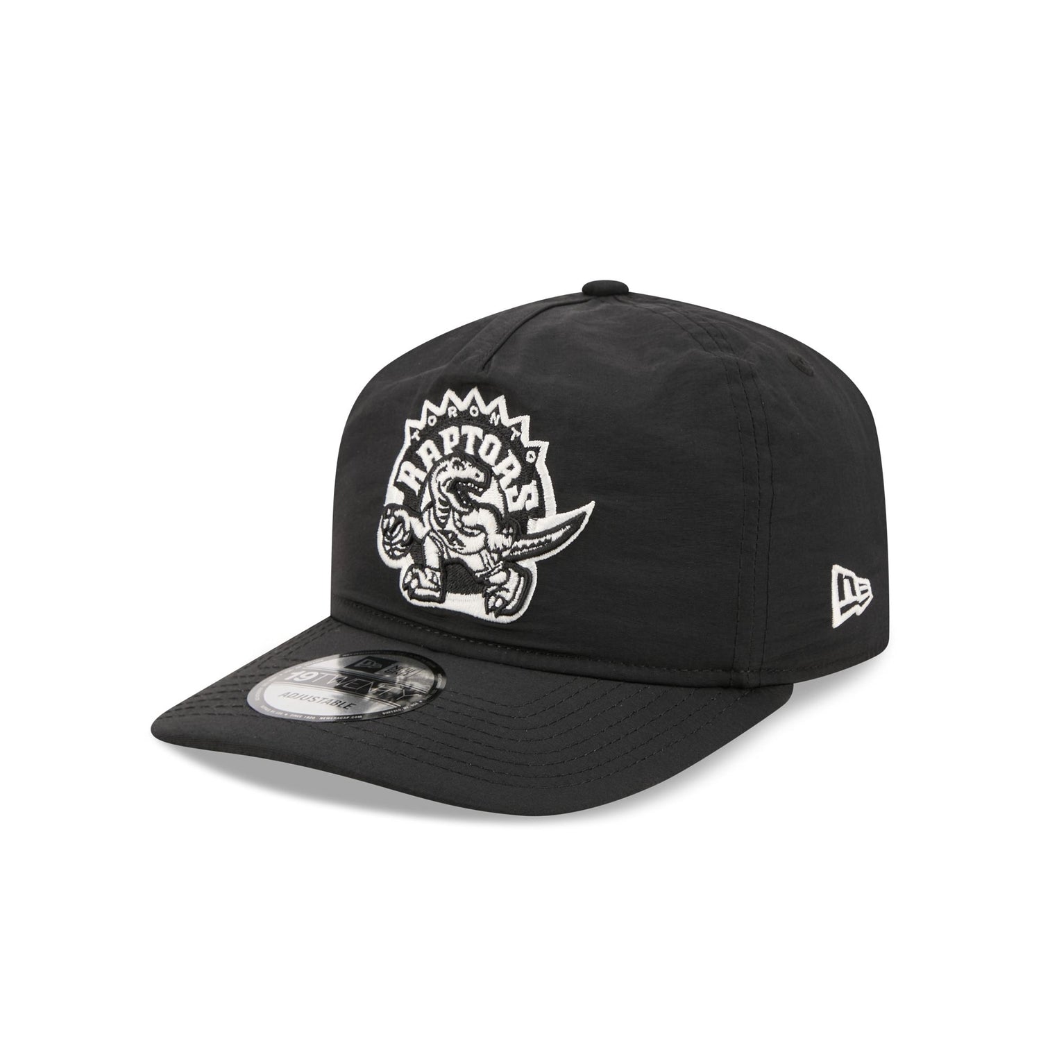 Toronto Raptors Black Nylon 19TWENTY Adjustable Hat