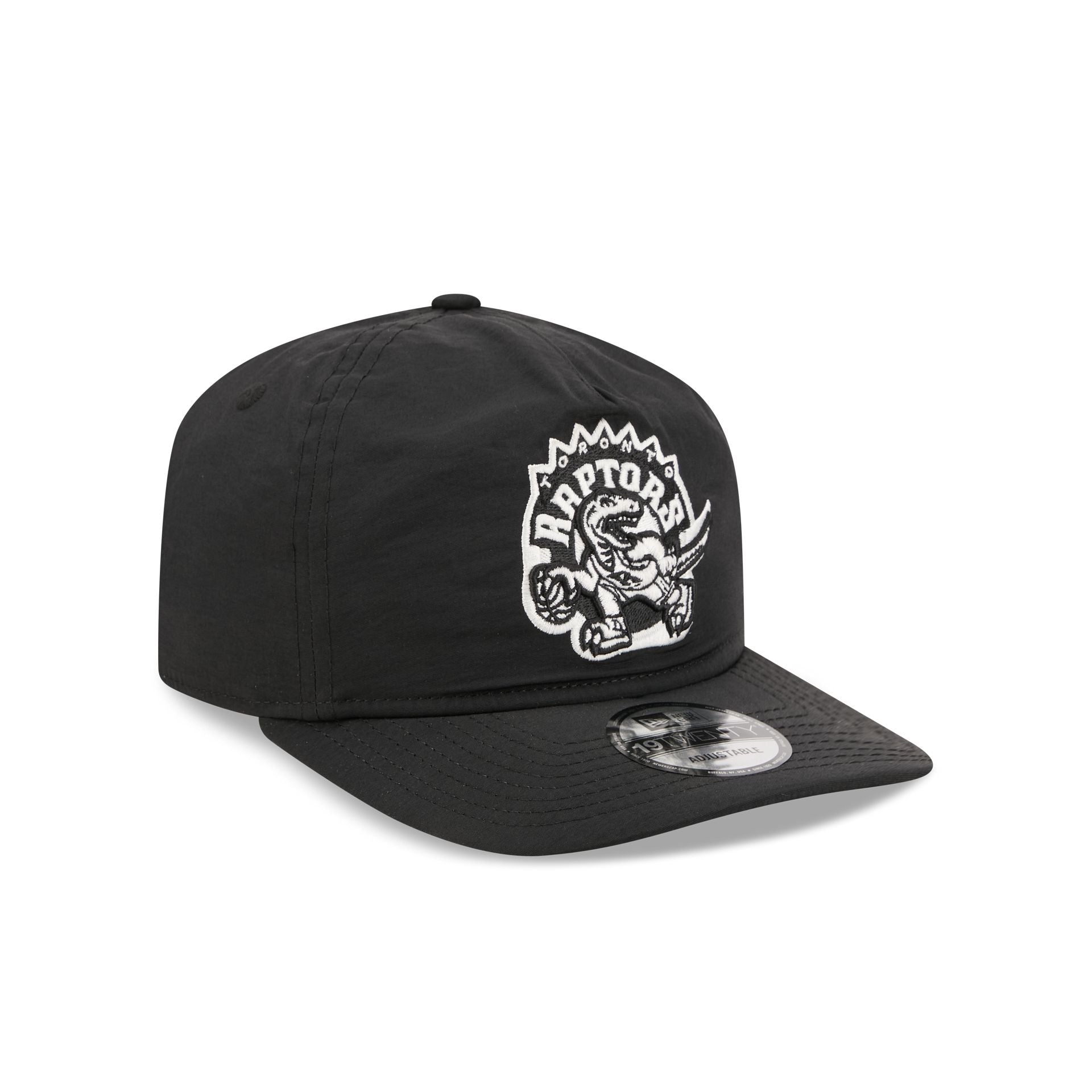 Toronto Raptors Black Nylon 19TWENTY Adjustable Hat