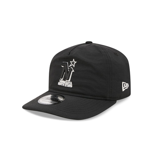 Minnesota North Stars Black Nylon 19TWENTY Adjustable Hat - New Era Cap