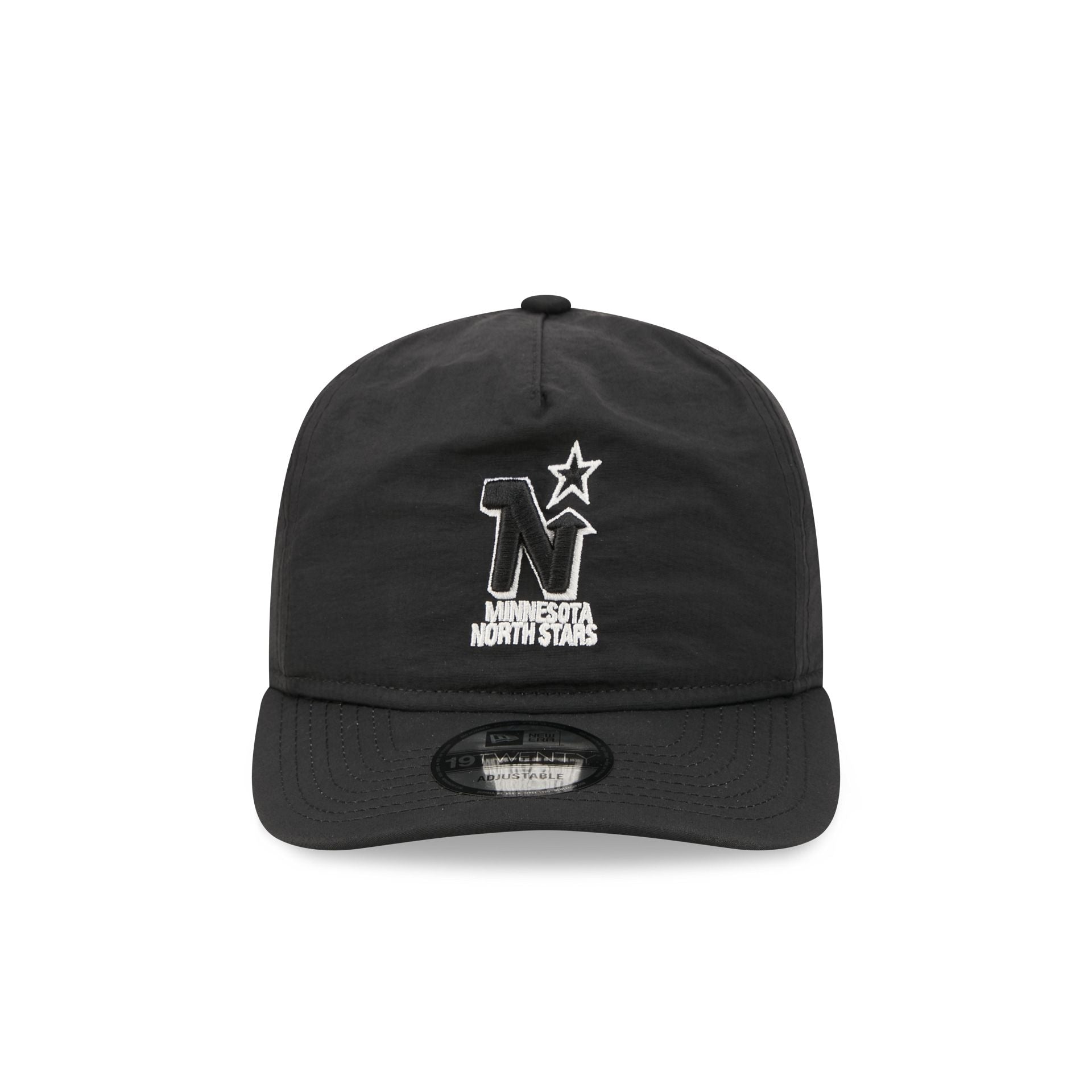 Minnesota North Stars Black Nylon 19TWENTY Adjustable Hat