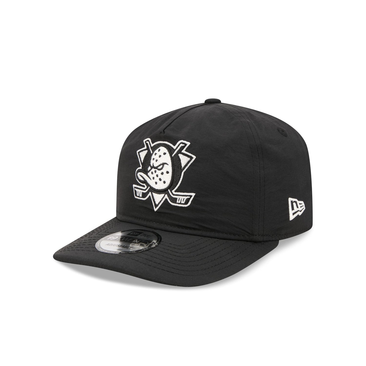 Anaheim Ducks Black Nylon 19TWENTY Adjustable Hat