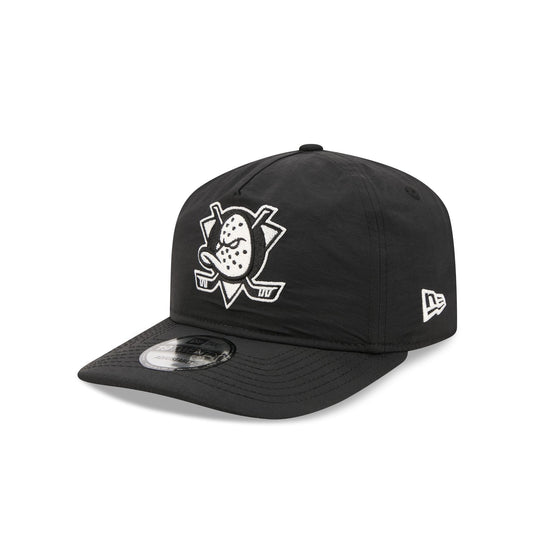 Anaheim Ducks Black Nylon 19TWENTY Adjustable Hat - New Era Cap