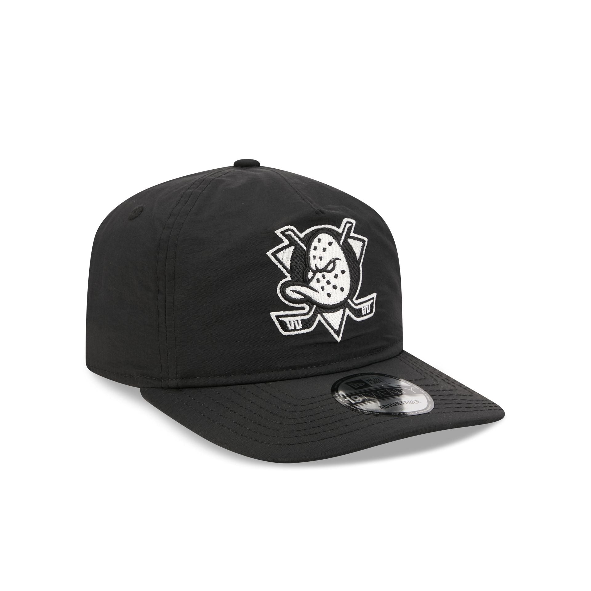Anaheim Ducks Black Nylon 19TWENTY Adjustable Hat