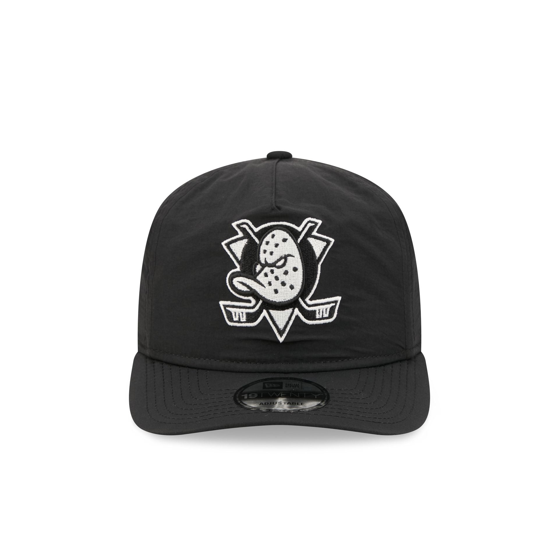 Anaheim Ducks Black Nylon 19TWENTY Adjustable Hat