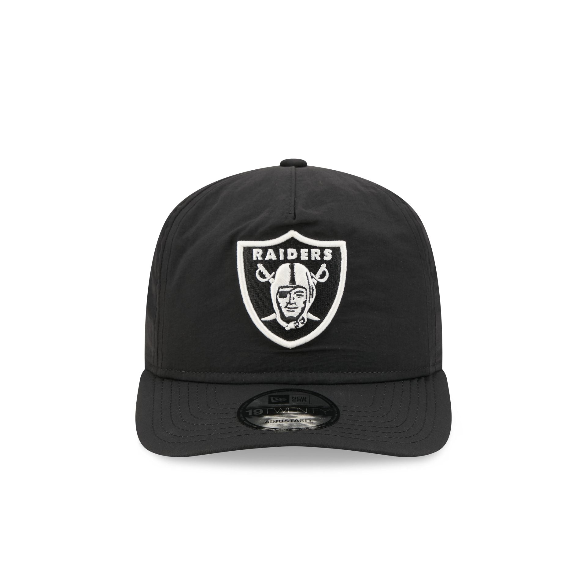 Las Vegas Raiders Black Nylon 19TWENTY Adjustable Hat – New Era Cap