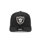 Las Vegas Raiders Black Nylon 19TWENTY Adjustable Hat