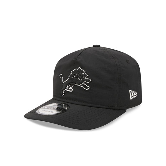 Detroit Lions Black Nylon 19TWENTY Adjustable Hat - New Era Cap