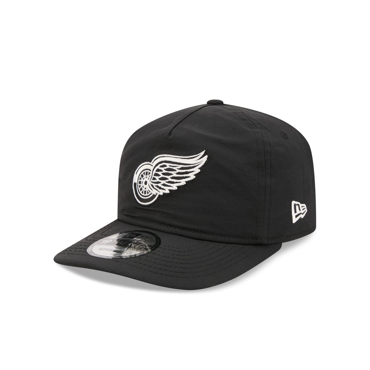 Detroit Red Wings Black Nylon 19TWENTY Adjustable Hat