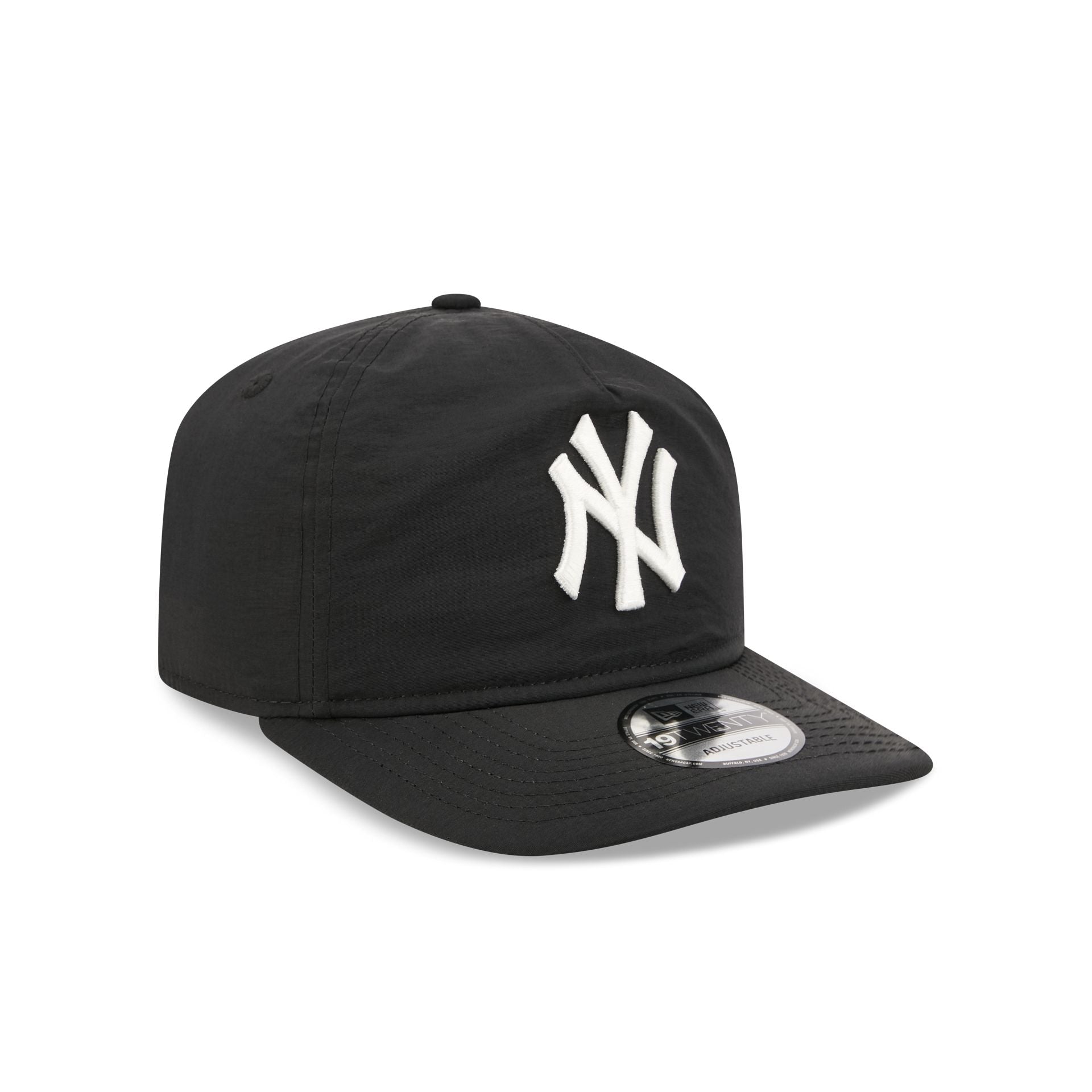 New York Yankees Black Nylon 19TWENTY Adjustable Hat – New Era Cap