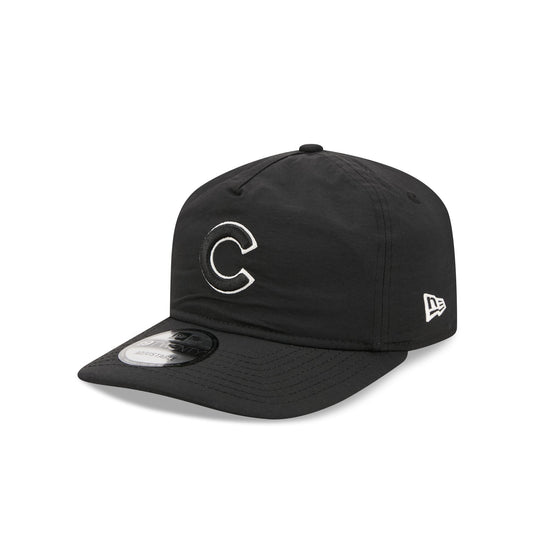 Chicago Cubs Black Nylon 19TWENTY Adjustable Hat - New Era Cap