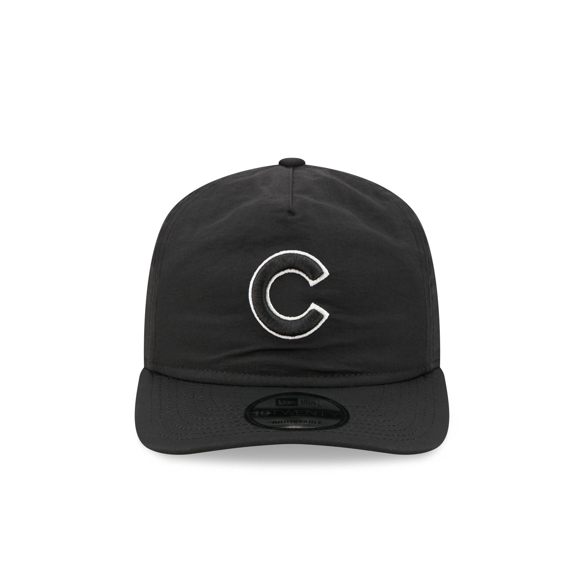 Chicago Cubs Black Nylon 19TWENTY Adjustable Hat