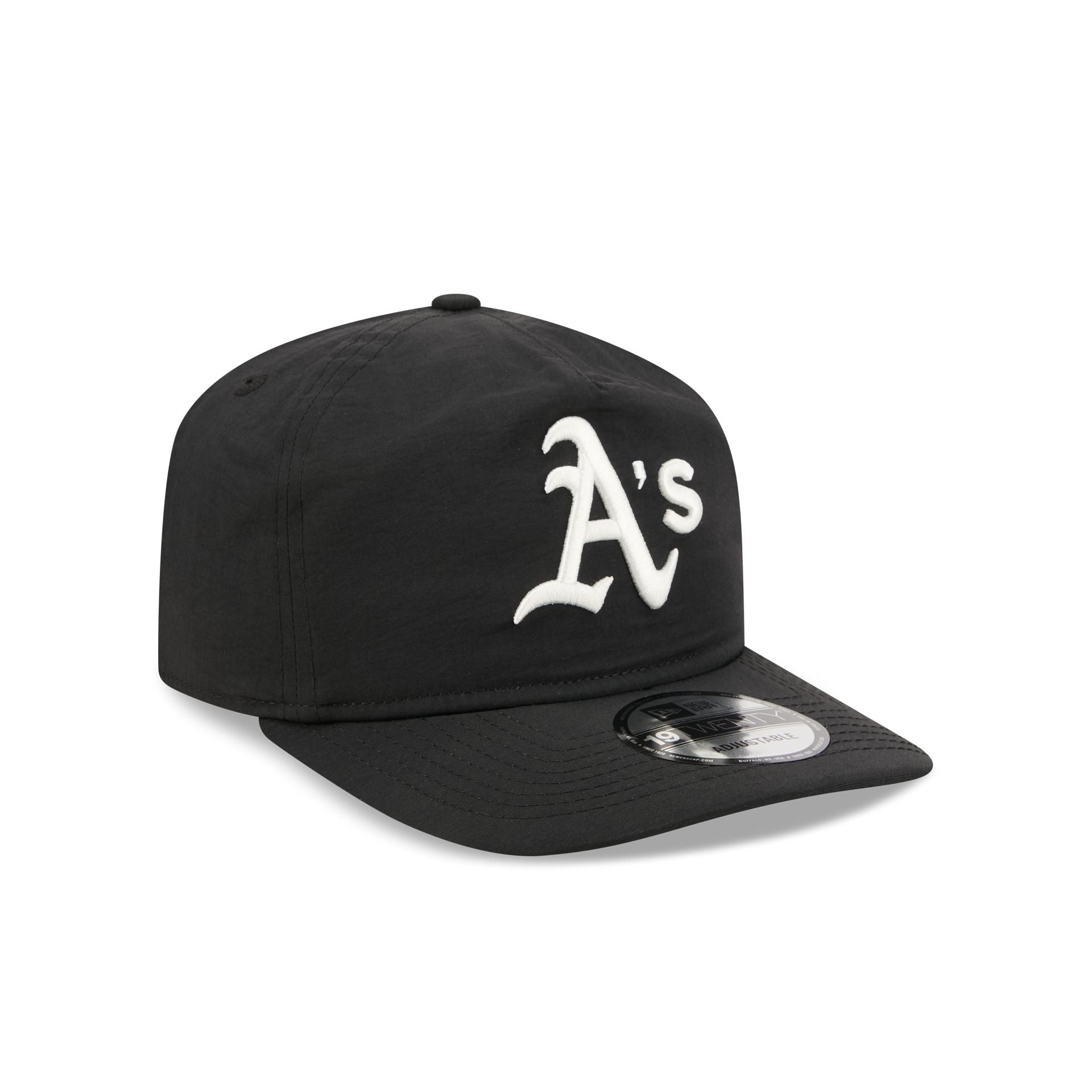 Athletics Black Nylon 19TWENTY Adjustable Hat – New Era Cap